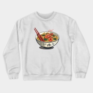 Ramen Kawaii: Adorably Delicious T-Shirt for Noodle Lovers! Crewneck Sweatshirt